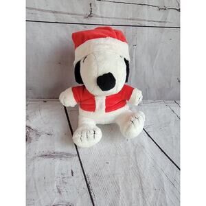 Hallmark Peanuts Snoopy Santa Plush 7in Christmas Stuffed Animal